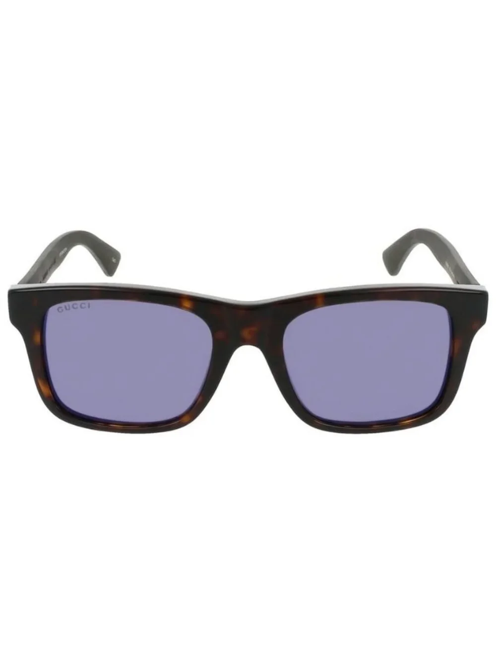 New Gucci Mens Square/Rectangle Havana Brown Blue Fashion Designer Sunglasses